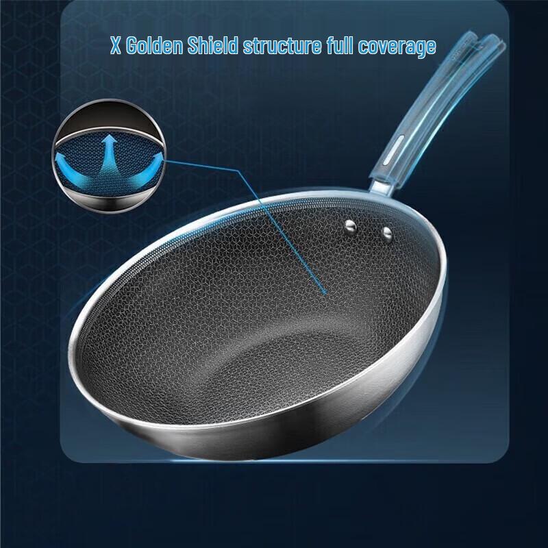 Supor 316L Stainless Steel Wok