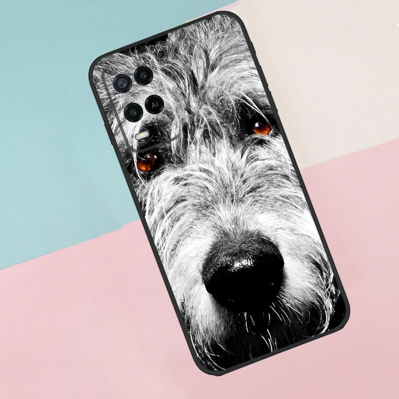Irish Wolfhound Dog For Oppo A16 A76 A96 A15 A80 A60 A40 A94 A54 A98 A78 A18 A38 A58 A17 A77 A74 A57S Phone Case