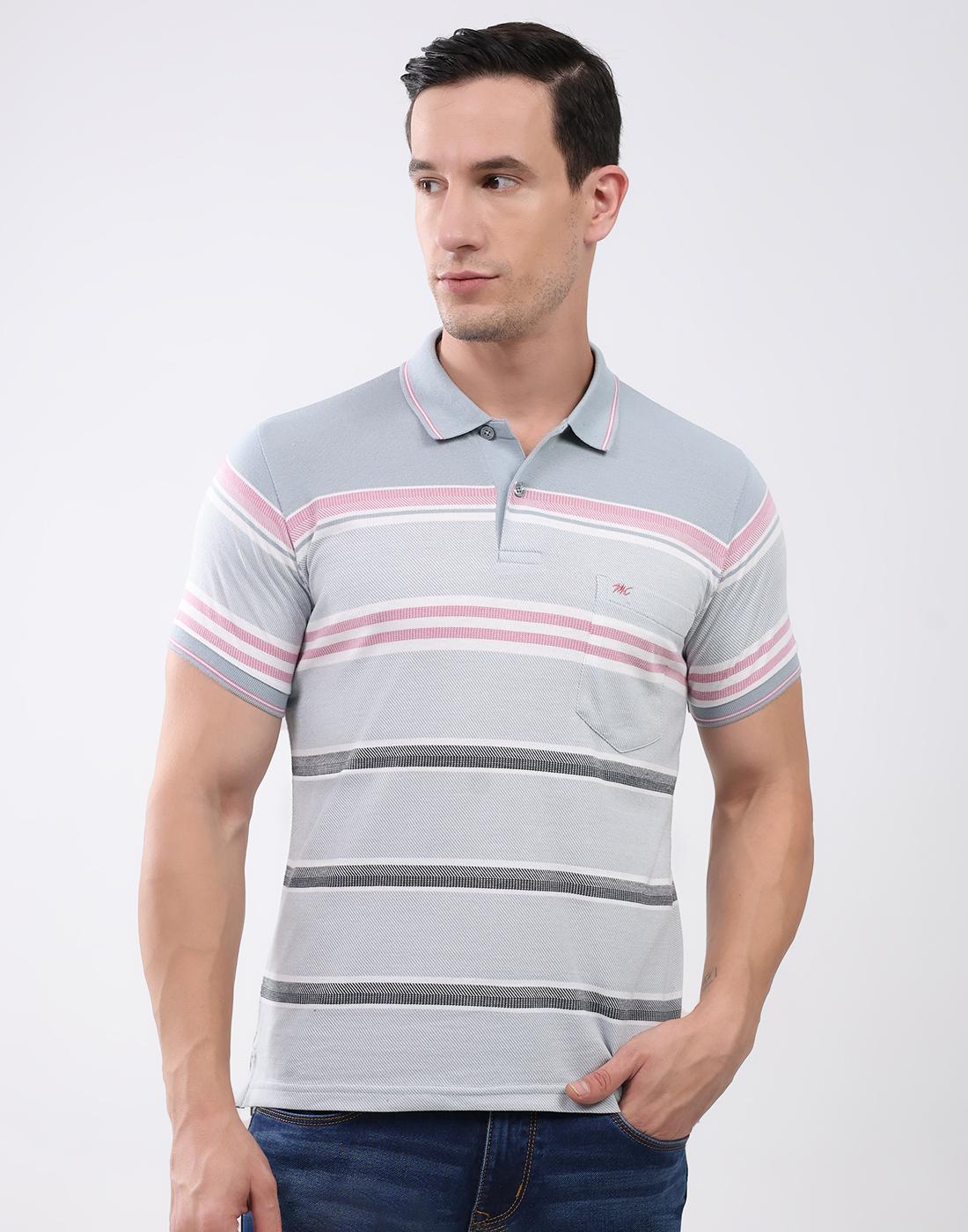 MONTE CARLO Heren Regular Fit T-shirt M hemel