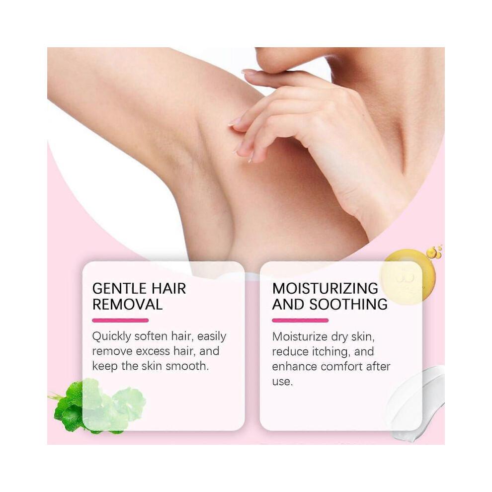 OceAura Gentle Soothing Hair Removal Cream Moisturizes Smooth and Delicate Skin Underarm Hand Hair Leg Hair Full Body Cleansing