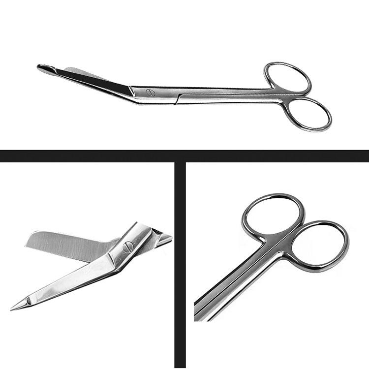 Stainless Steel Surgical Gauze & Tissue Scissors for Eye Surgery, Student Training, and Orthopedic Plaster Removal
