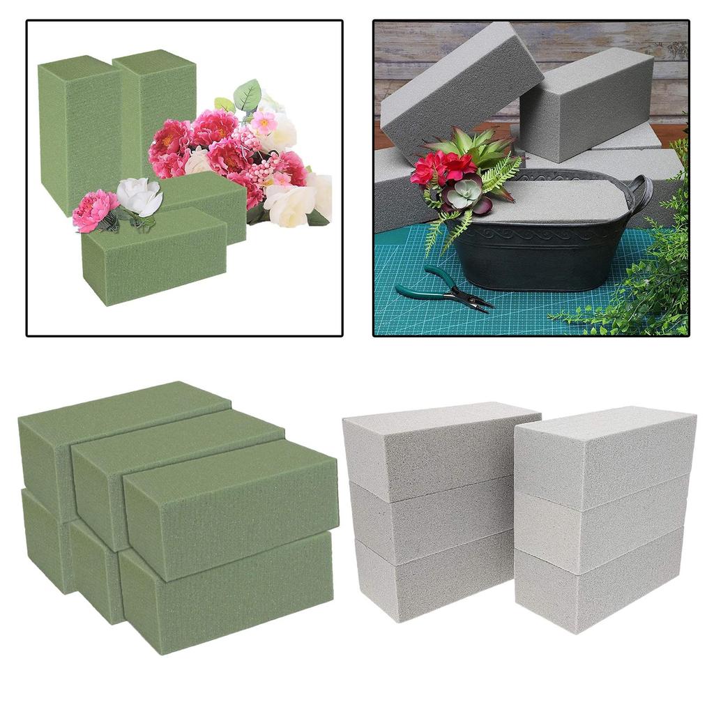 6Pcs Floral Foam Brick Flower Arrangement Foams Mud Party Craft Decorations