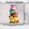 1pcs frog decoration pendant, outdoor garden, courtyard decoration. It is the best gift for family, friends, and animal lovers