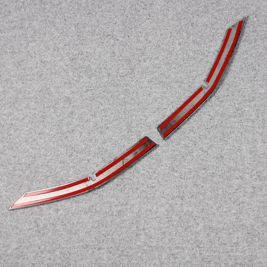 RUIQ Toyota Prius 60 Series Exterior Upper Grille Fins Front Bumper Underlip Designed Exclusively for the Toyota Prius 60 Carbon Fiber Garnish, (Black