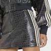 AdidaS Women S Button cloSure Faux Leather Mini Skirt  Ke5034 