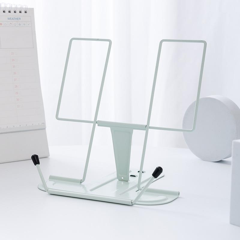 Multifunctional Portable Book Stand - Adjustable Reading Holder for Books, Tablets & Notebooks (Hands-Free Design)