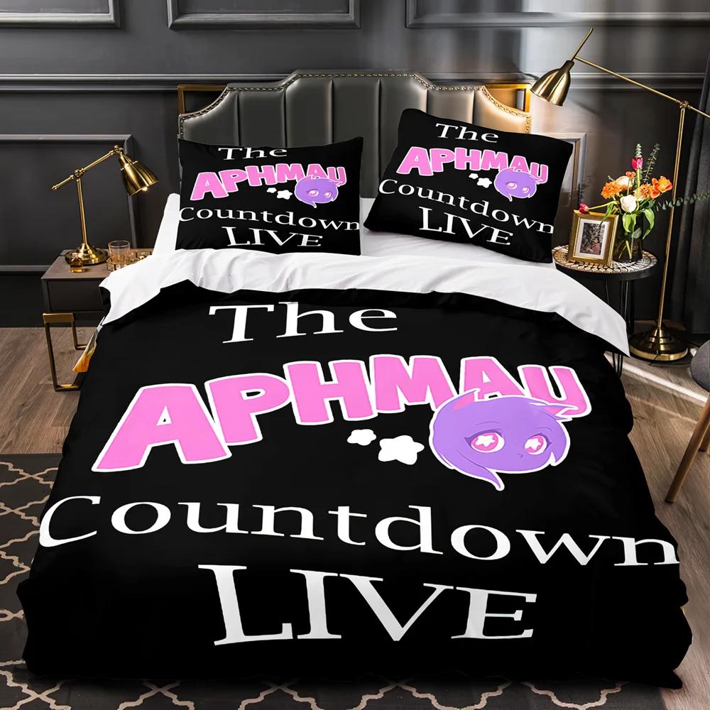APHMAU Bedding Set Single Twin Full Queen King Size Kawaii Aphmau Bed Set Aldult Kid Bedroom Duvetcover Sets 3D Print 035