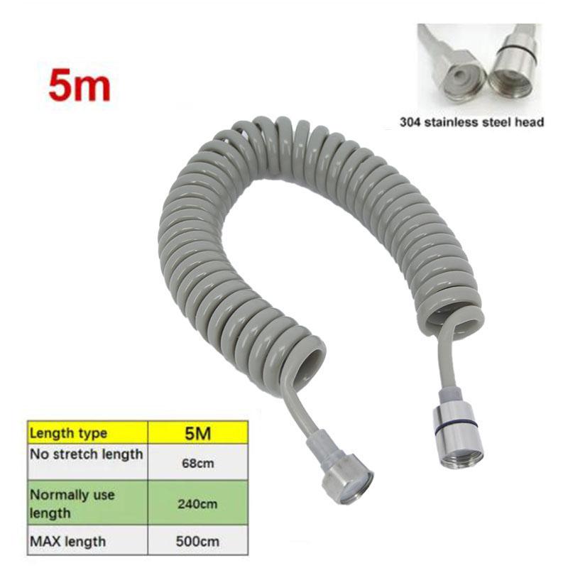 Handheld silver Small Bed Chair Shower Head sprayer Nozzle Hair Salon Shampoo washing water hose 2m 3m baby pet Tool Small