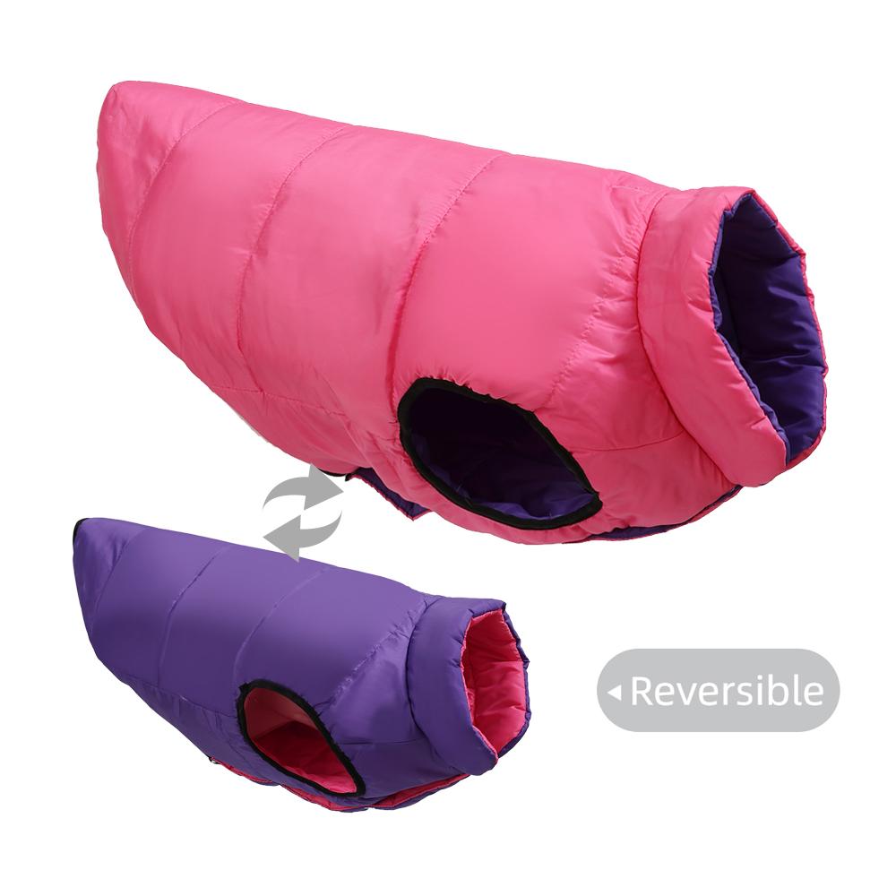 Wendbare Große Hundejacke Winter Warme Kleidung Für Mittelgroße Große Hunde Wasserdicht Winddicht Haustier Weste Mantel Golden Retriever Outfits