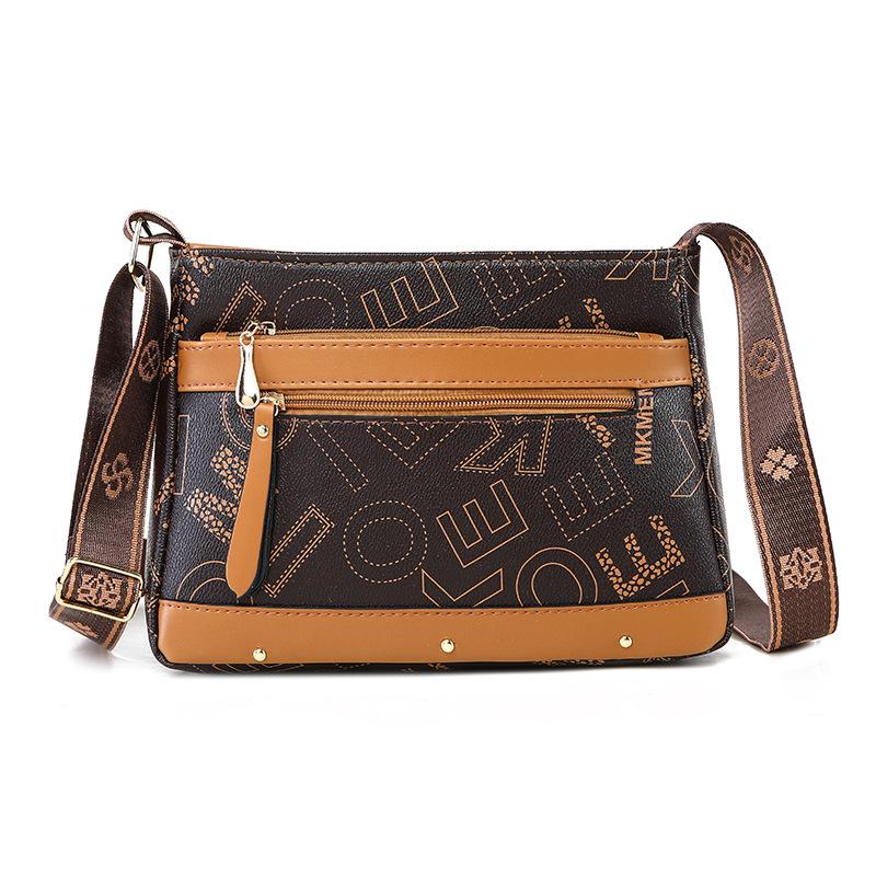 Baigou Women's Bag  New Crossbody Bag  Trendy Bag  Temperament  Versatile Soft Leather Large Capacity Shoulder Bag