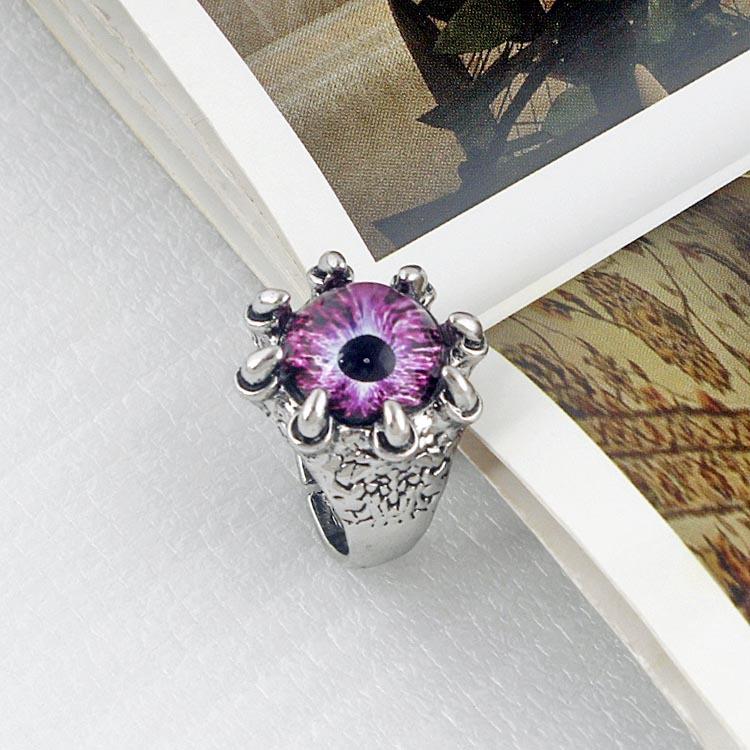 Alternative Fashion Accessories Evil Skull Eyes Domineering Men's Eyeball Ring