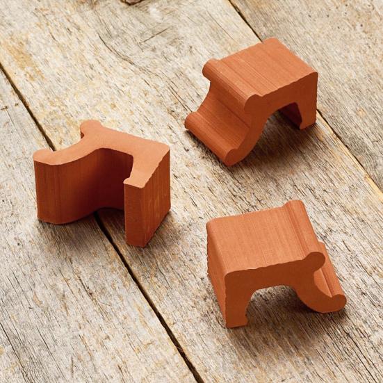 3 Pcs Resin Flower Pot Feet Reusable Plant Pot Riser Outdoor Indoor Potted Plants Planter Support Feet for Flowerpot with Straight or Flat Edge