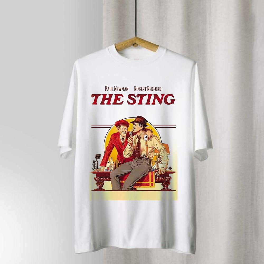 The Sting Movie Paul Newman & Robert Redford Shirt White Unisex S-5XL 1H0595 Unisex T-Shirt XL