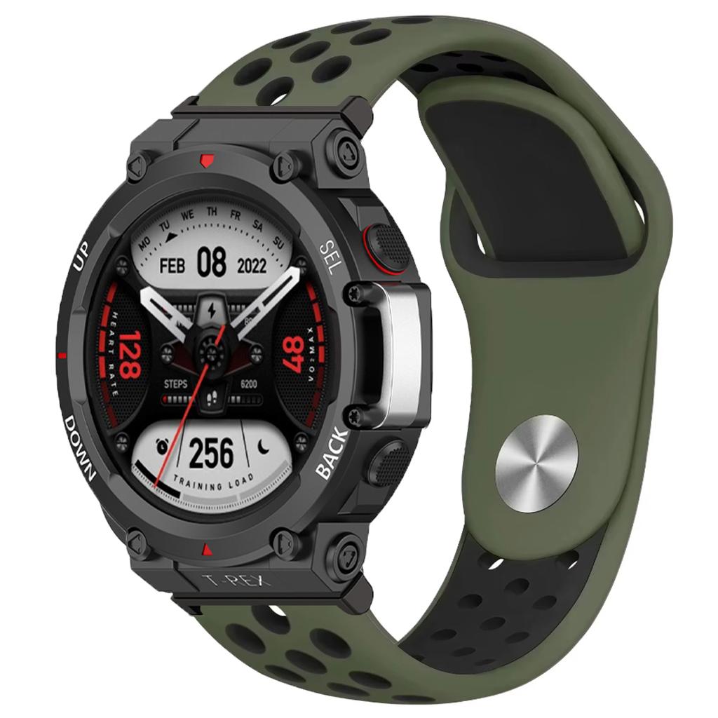 Breathable Silicone Strap For Huami Amazfit T-Rex 3 Smart Watch Band Sports Bracelet Belts For Amazfit T Rex Trex Pro Ultra Correa