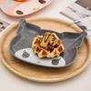 For Sanrio Dinner Plate Irregular Cartoon Bread/Dessert Plates Cute Kuromi Shaped Saucer for Children Home Tableware for Gifts