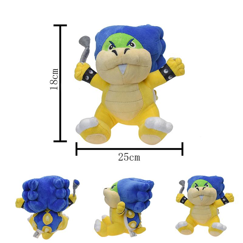 Super Mario Bros Plyšové Hračky Wonder Bowser Jr Meowser Lemmy Iggy Bowser Anime Vypchaté Kreslené Peluche Bábiky Detské Darčeky