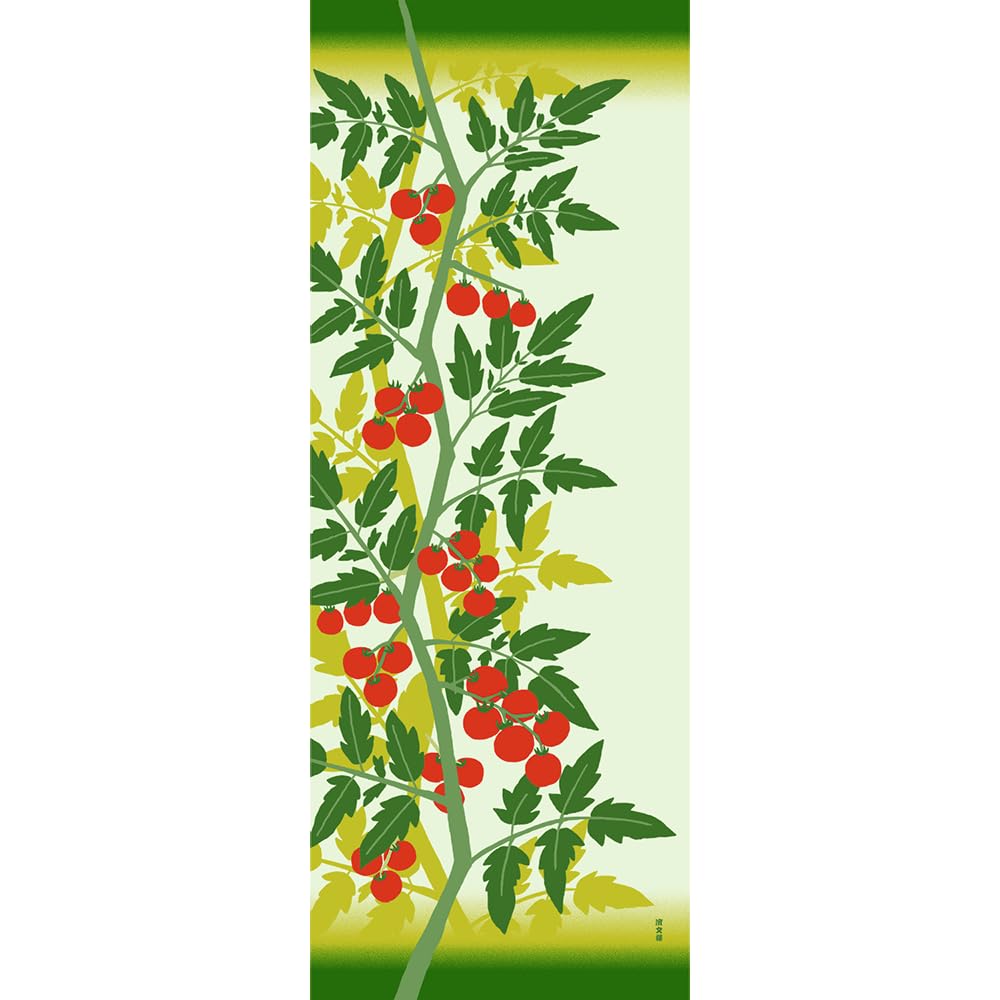 Hamamonyo Illustrated Hand Towel Suzunari Cherry Tomatoes -