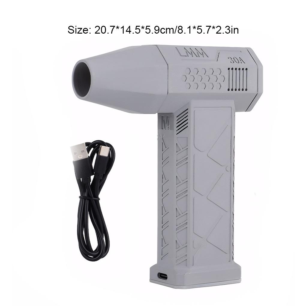 

130000 об/мин турбовентиляторный бесщеточный двигатель 200 Вт высокомощный струйный вентилятор пылеуловитель скорость ветра 52 м/с мощный турбовентилятор мини-пылеуловитель инструменты серый