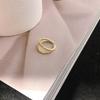 Women's Gold Double Layer Retro Open Ring - European American Style, Personalized Fashion, Hip Hop Inspired Index Finger Design