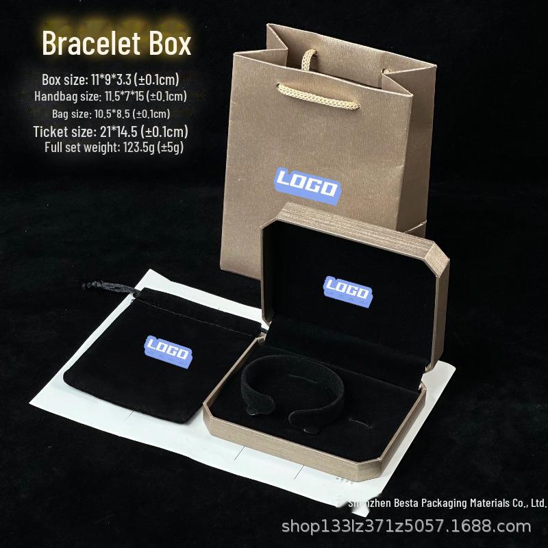 

Восьмиугольная шкатулка для колец, ожерелий и браслетов Baojia Silver Edition