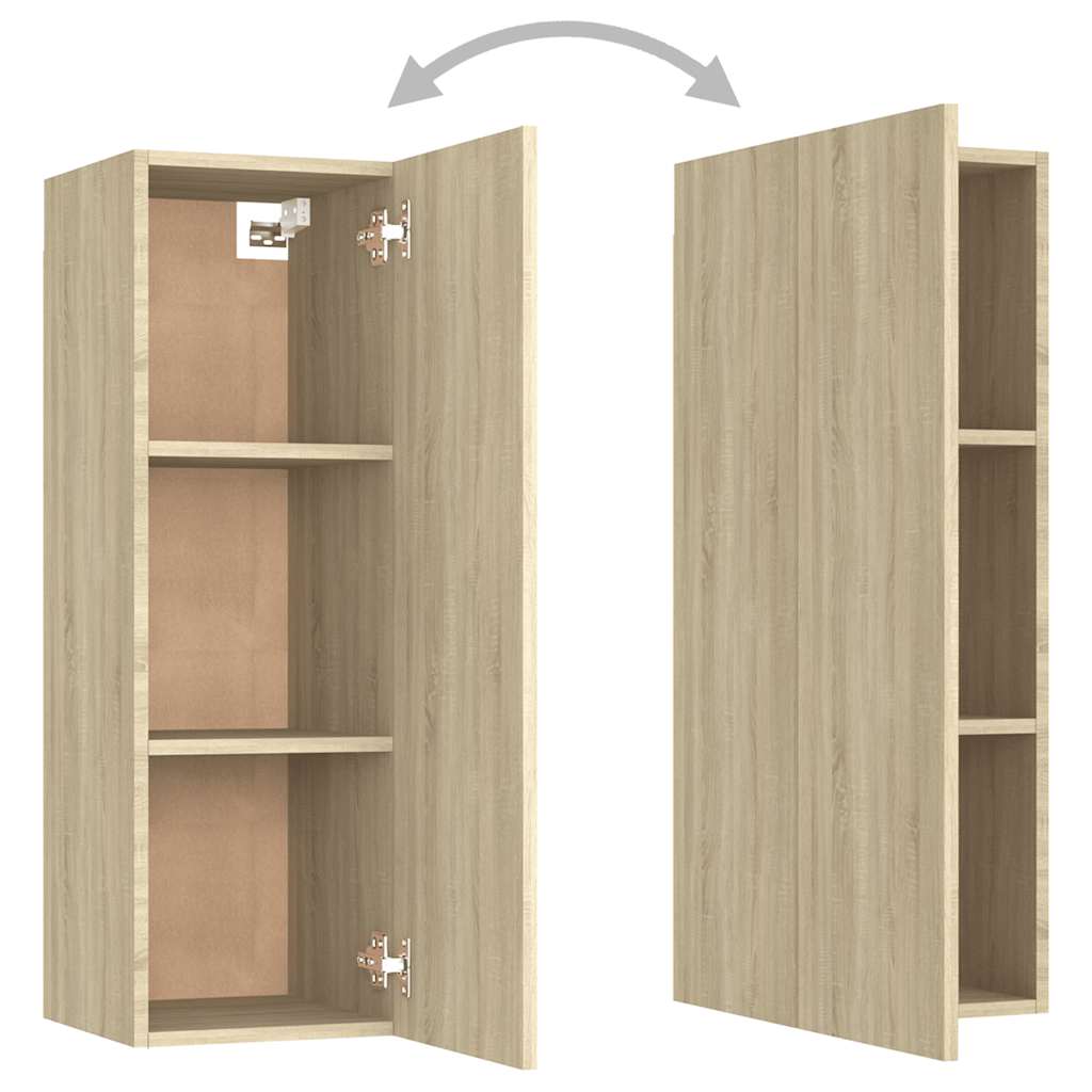 Vidaxl 3-Cz. Set de mobilier TV, Stejar Sonoma, Material pe bază de lemn