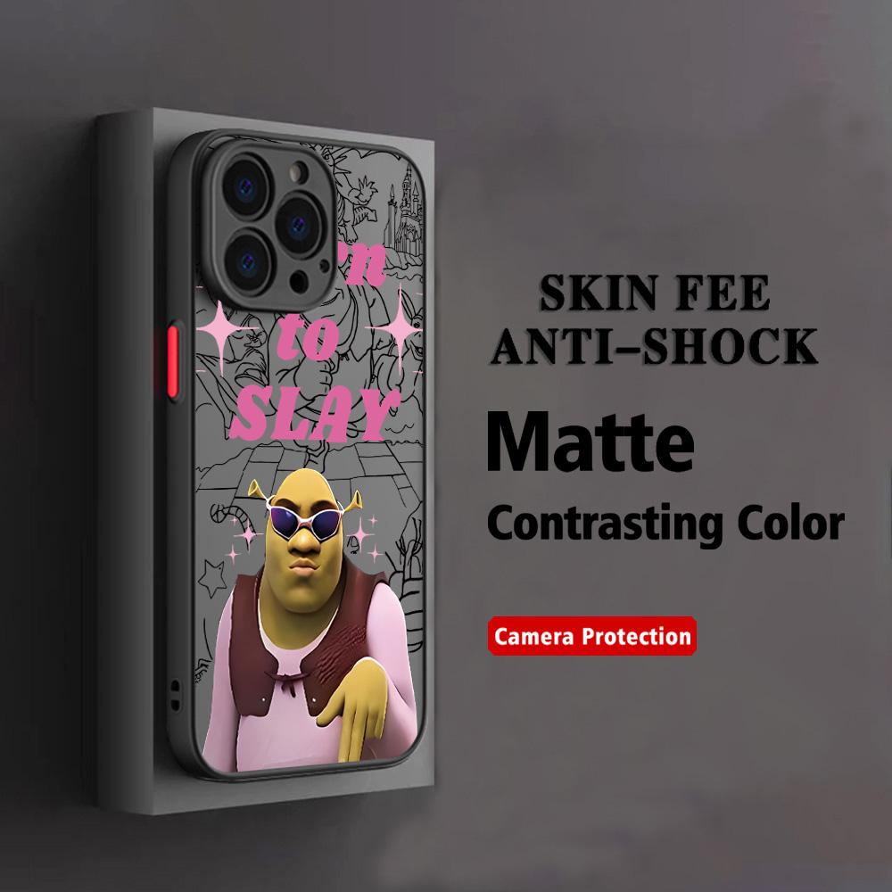 HOT Cartoon Funny Movie Shreks Phone Case For Xiaomi Redmi Note 14 13 12 12S 11 11S 10 10S 9T 9S 8 7 Pro Plus 4G 5G Matte