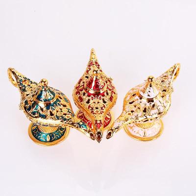 European Style Decorative Metal Aladdin's Lamp Ornament