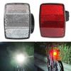 1 Pairs Bicycles Handlebar Reflector Plastic Safety Bike Rear Reflector Safety Warning Light Bike Accessories Easy to Install