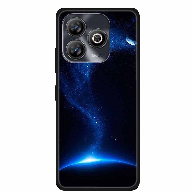 Pro ZTE BLADE A75 4G Pouzdro Zvířata Měkký Silikon TPU Pouzdra na Telefon Zadní Kryt Pro ZTE BLADEA75 Nárazuvzdorný Vlk Ochranný Cool Coque