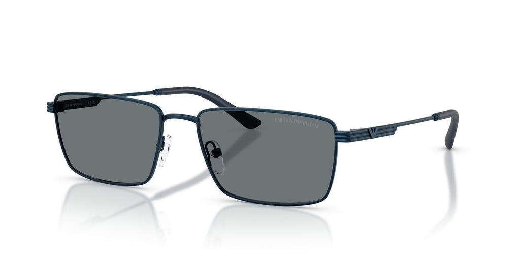 EMPORIO ARMANI METALIZED BLUE DARK 34248057 0EA2169 Sunglasses, BLUE, 57mm,
