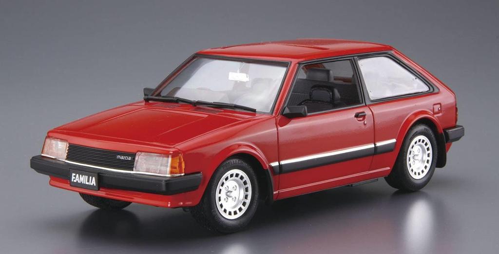 Aoshima Bunka Kyozai (AOSHIMA) The Model Car Series 1/24 Mazda BD Familia XG '80 Plastic Model
