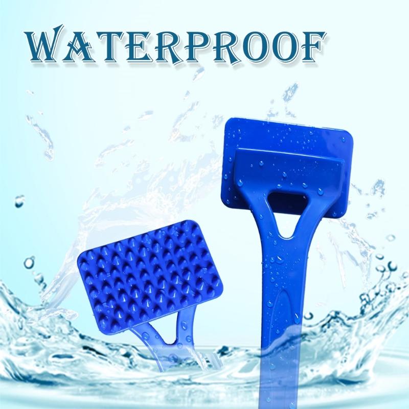 Extendable Collapsible Back Massage Multipurpose Body Scratcher For Humans Pets Gentle Bristles Ergonomic Handle