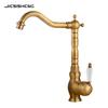 Brass gold bathroom basin sink faucet deck mounted Single handle hot and cold water mix tap Golden faucets Chrome