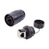 IP67 Waterproof RJ45 Connector Shielded CAT6 Network Adapter Dual Head Dust Cap Ethernet LAN Cable Coupler LAN Cable Connection