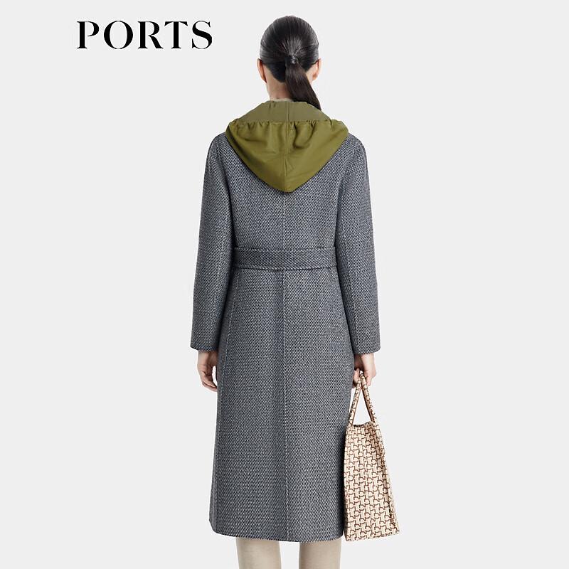 Ports Women's Autumn/Winter Wool Cashmere Long Coat