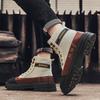 New Canvas Shoes Men's High Top Labor Protection Wear Resistant Martin Boots Breathable Site Outdoor Work Boots
