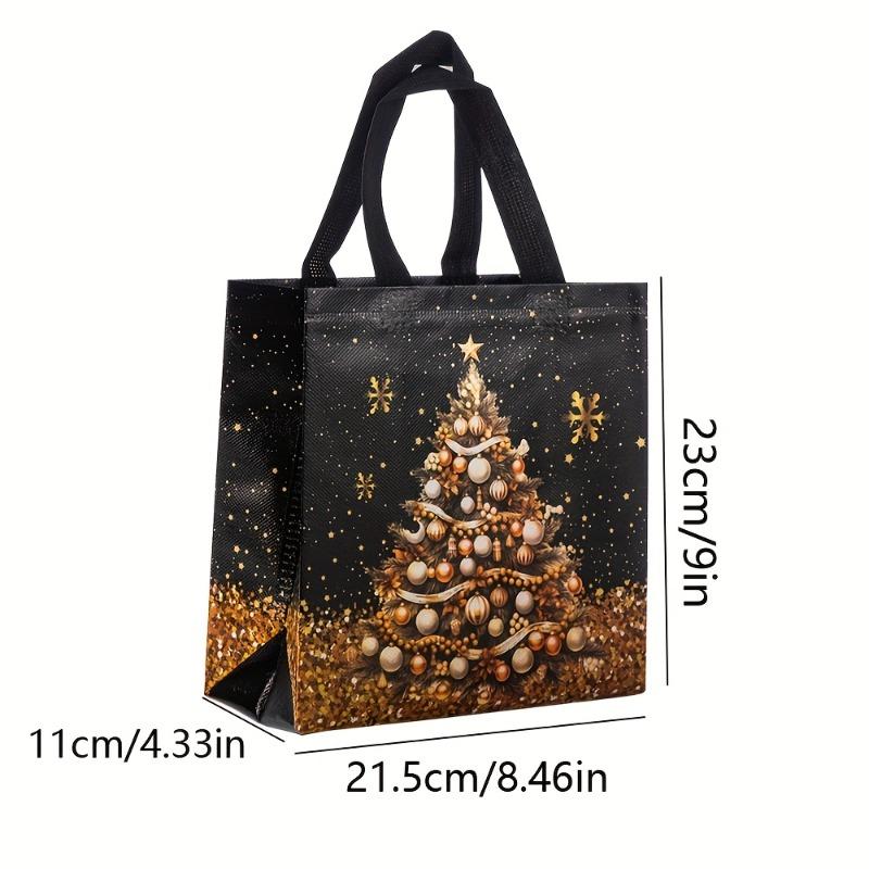 Christmas Handbag with Handle Christmas Tree Snowman Gift Bag Christmas Decorations for Home Christmas Candy Bag