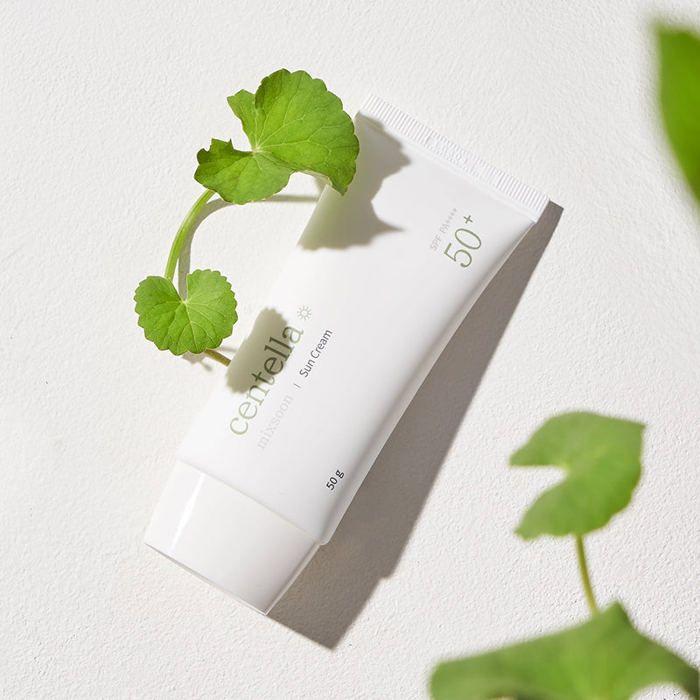 Crème Solaire - MIXSOON - Centella Sun Cream - SPF 50+ PA++++ - 50g - Protection UV