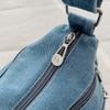 Dámská džínová taška Velkokapacitní crossbody taška Cestovní nákupní taška