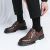 Fashion Classic men's leather shoes daily fashion business style design Leisure Party Thick soled handsome young shoes Hot selling