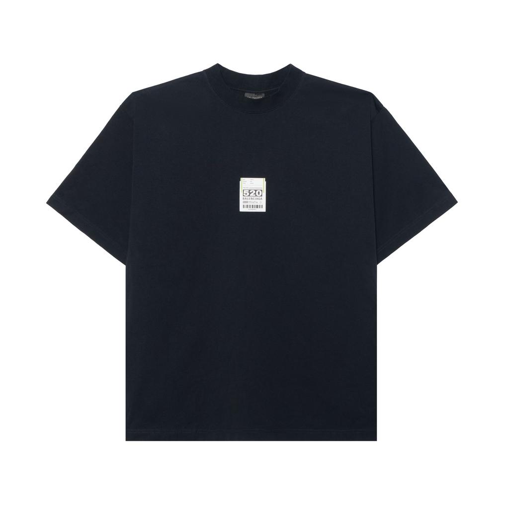 Balenciaga SS25 T Shirt Medium Size Fit Men's Black 764235TSVK31083