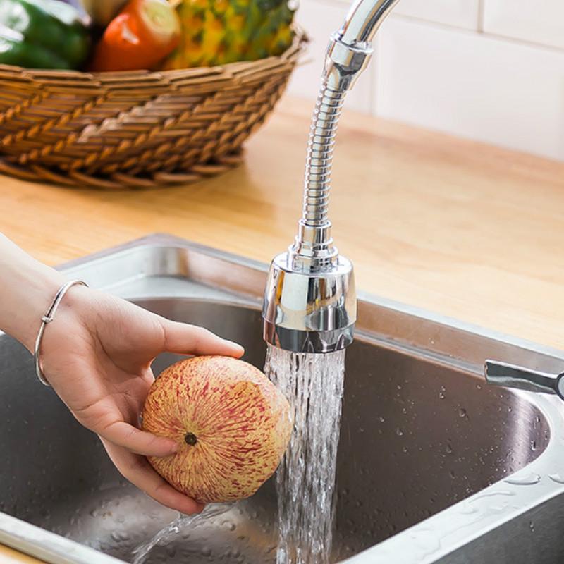 Rubinetto da Cucina Risparmio Idrico e Anti-Schizzo Testa Doccetta a Tre Getto Aeratore Esteso