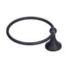 Black Towel Ring Stainless Steel Towel Rack Hand Towel Holder  Bathroom Kitchen Washroom