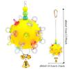 Detachable Bird Cage Toy with Bell Parrots Chew Swing Funny Hanging Foraging Ball  Beak Exercise