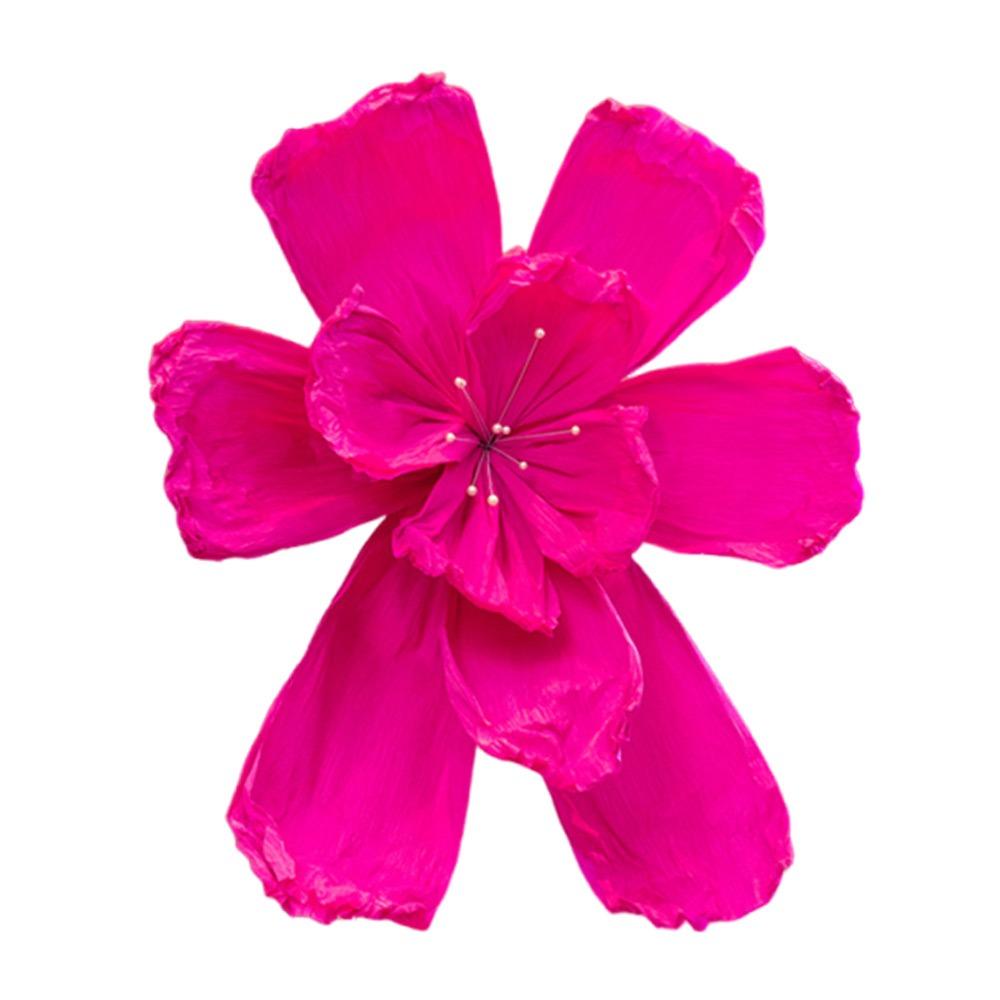 Decorative Paper Crane Paper Crane Flower Pathway Hanging Banner Artificial Flower Hand Crumpled Paper Banner Large Iris