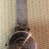 Used CASIO SHEEN Watch Silver Mesh Belt