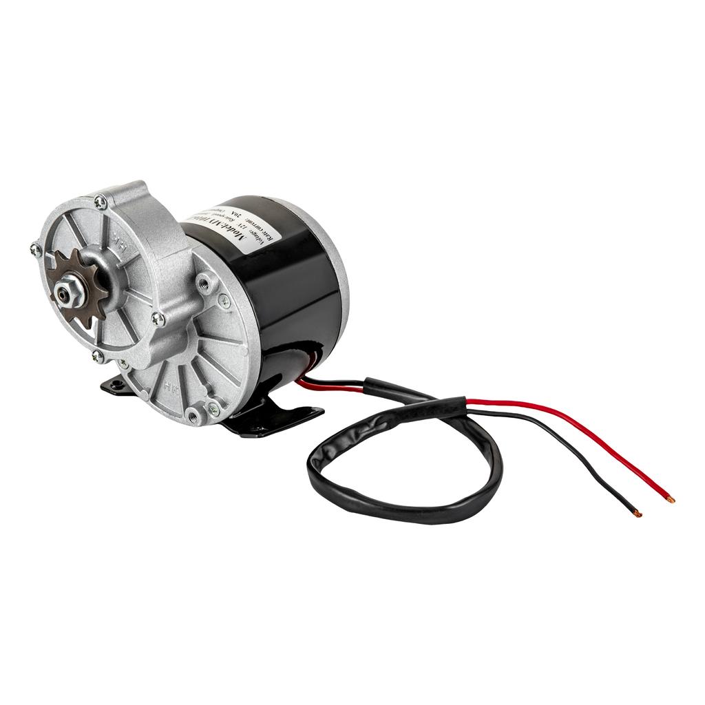 Moteur Électrique 250W 12V à Réduction par Engrenages Moteur CC à Balais Moteur à Balais MY1016Z pour Scooters & Vélos Électriques