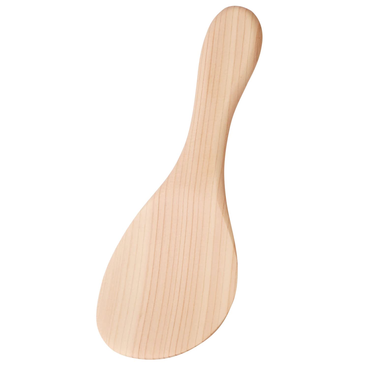 Yamaco Temahima Kobo Hinoki Rice Made in Easy to hold and unpainted Kitchen cooking pleasant to the 78306 (Japanese Cypress) Paddle, Small, Japan.