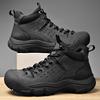 Men's Retro Martin Boots - Plus Velvet High-Top Casual Sports Shoes, Autumn/Winter Versatile Tooling Style