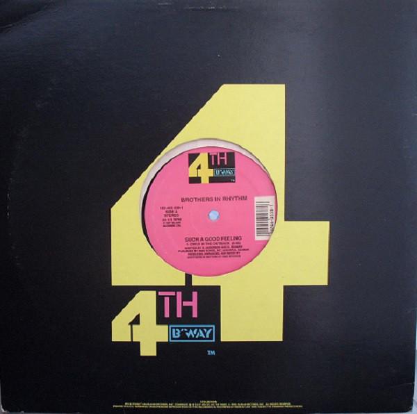 

12inch Record BROTHERS IN RHYTHM Such A Good Feeling 1624405381 4th Broadway 1991 US Dance Electronica Used